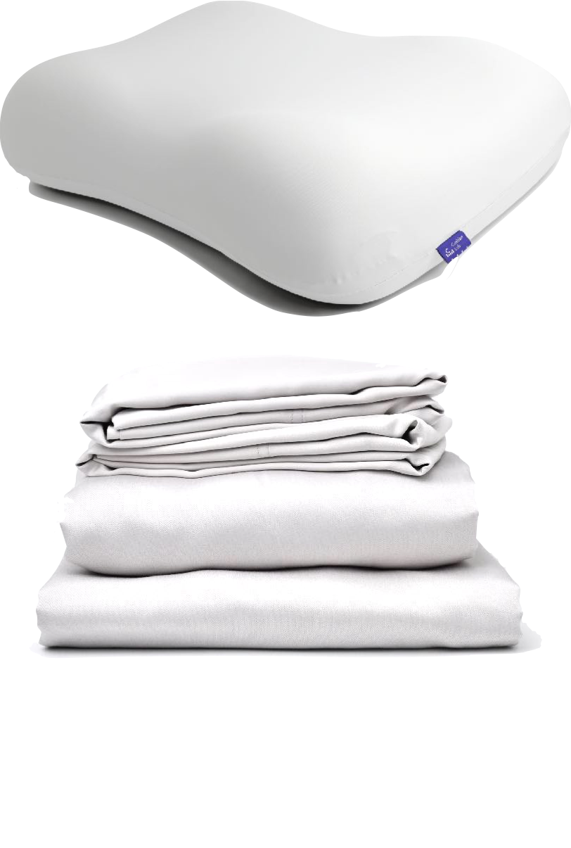 Deep Sleep Pillow paired with TruFiber Bamboo Sheets